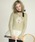 musubore�i���X�{���j�́upleatsed print sheer tops / �v���[�c�v�����g�g�b�v�X�iT�V���c/�J�b�g�\�[�j�v�b���C�g�O���[��