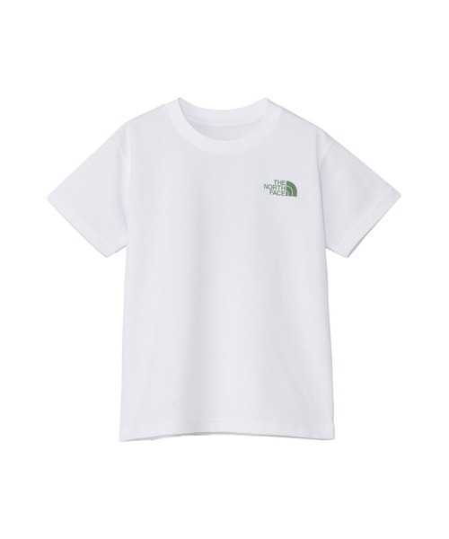 THE NORTH FACE（ザノースフェイス）の「THE NORTH FACE/ザ・ノース・フェイス Tシャツ トドラーショートスリーブシレトコトコティー NTT32642ST（Tシャツ/カットソー・キッズ・ミント/ホワイト・100cm/120cm/110cm）」の3枚目の写真