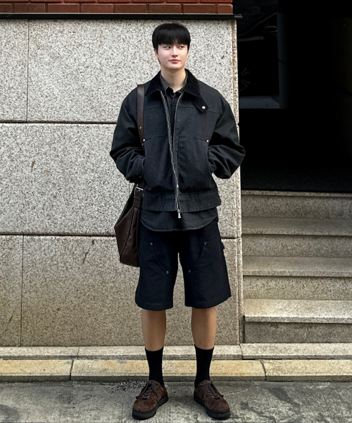 KIIMUIR(キミュア)の「ヴィンテージワークジャケット_ネイビー(ブルゾン・レディース・ネイビー・MEDIUM/LARGE/X-LARGE)」の5枚目の写真