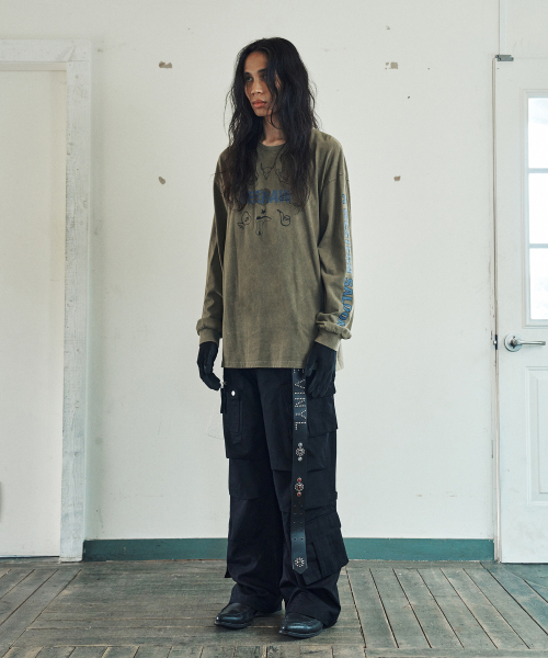 THEVINYLHOUSE（ザバイニルハウス）の「WESTERN SALOON LS TEE OLIVE（Tシャツ/カットソー・メンズ・その他・S/M/L）」の3枚目の写真