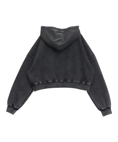 ANAP（アナップ）の「ウォッシュ加工 メタルプリント スウェット フーディー（パーカー・レディース・ブラック/ブルー/グレー・F）」の22枚目の写真