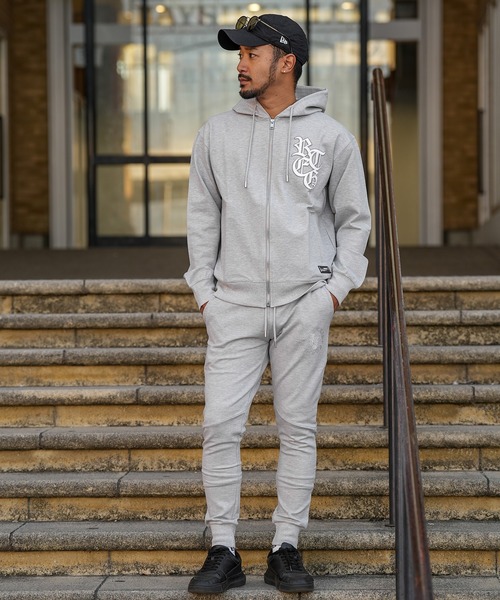 adamsJUGGLER（アダムスジャグラー）の「RTEGサークルR.Sフーディー（パーカー・メンズ・ブラック/グレー・S/M/L/XL/XXL）」の9枚目の写真