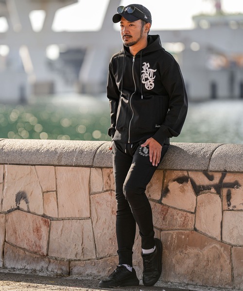 adamsJUGGLER（アダムスジャグラー）の「RTEGサークルR.Sフーディー（パーカー・メンズ・ブラック/グレー・S/M/L/XL/XXL）」の6枚目の写真