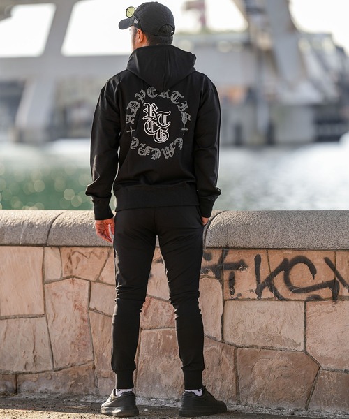 adamsJUGGLER（アダムスジャグラー）の「RTEGサークルR.Sフーディー（パーカー・メンズ・ブラック/グレー・S/M/L/XL/XXL）」の10枚目の写真