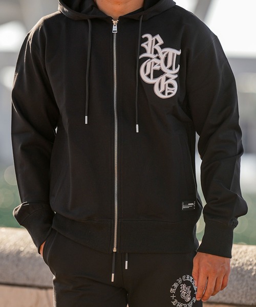 adamsJUGGLER（アダムスジャグラー）の「RTEGサークルR.Sフーディー（パーカー・メンズ・ブラック/グレー・S/M/L/XL/XXL）」の16枚目の写真