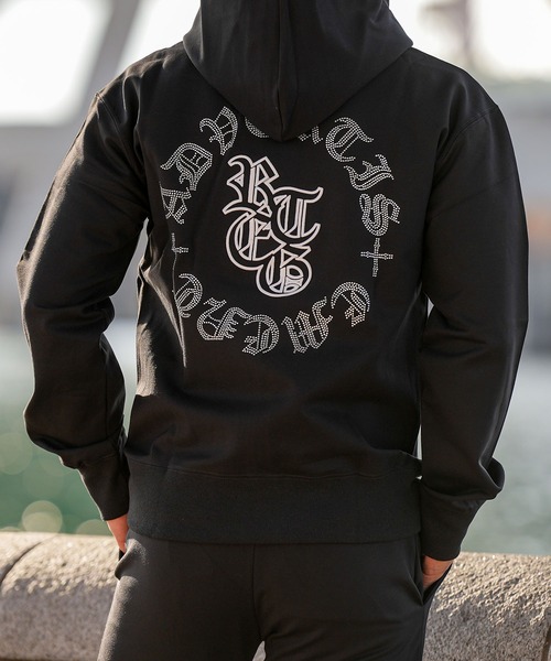 adamsJUGGLER（アダムスジャグラー）の「RTEGサークルR.Sフーディー（パーカー・メンズ・ブラック/グレー・S/M/L/XL/XXL）」の17枚目の写真