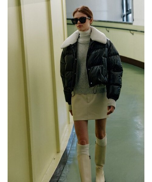 MUSEE(ミューゼ)の「PARC Down Lambs Wool Collar Puffer Jacket_Black(ダウンジャケット/コート・レディース・その他・S/M)」の7枚目の写真
