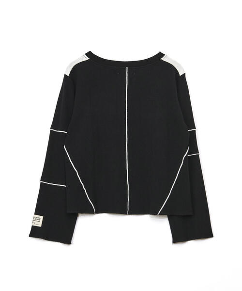 B'2nd(ビーセカンド)の「AVIREXxAULA AILA(アヴィレックスxアウラアイラ)サーマルニットトップス(Tシャツ/カットソー・レディース・ブラック/ホワイト・0)」の20枚目の写真