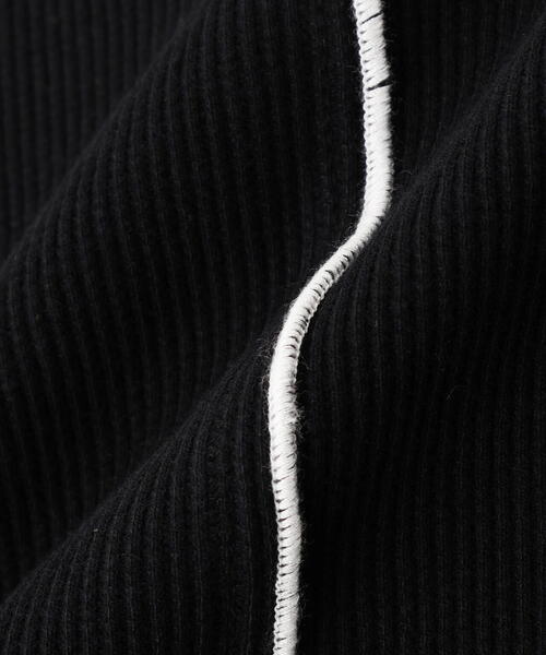 B'2nd(ビーセカンド)の「AVIREXxAULA AILA(アヴィレックスxアウラアイラ)サーマルニットトップス(Tシャツ/カットソー・レディース・ブラック/ホワイト・0)」の3枚目の写真