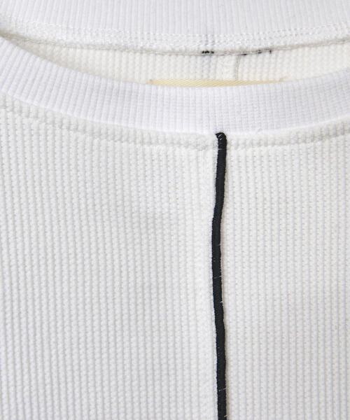 B'2nd(ビーセカンド)の「AVIREXxAULA AILA(アヴィレックスxアウラアイラ)サーマルニットトップス(Tシャツ/カットソー・レディース・ブラック/ホワイト・0)」の12枚目の写真