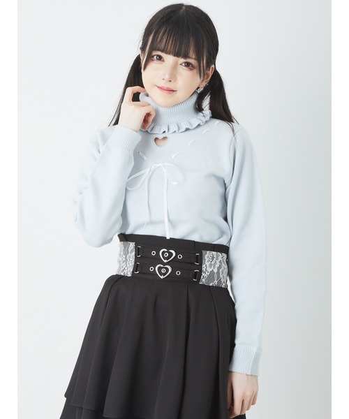 ブランド古着】Ank Rouge｜アンクルージュのニット/セーター（ブルー