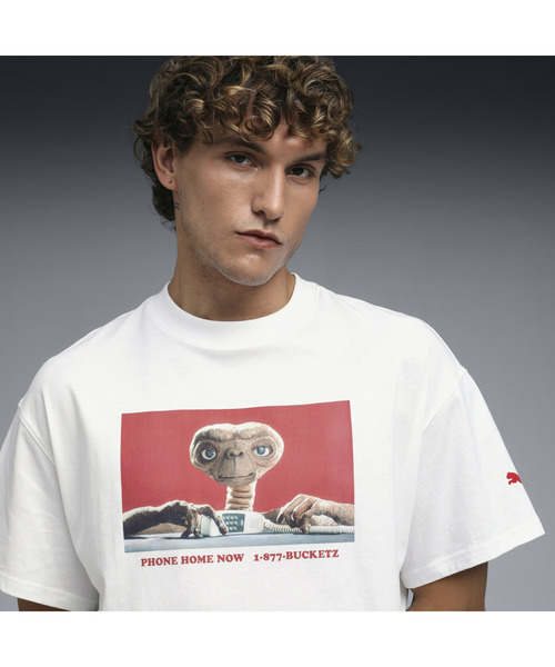 PUMA(プーマ)の「PUMA プーマ メンズ バスケットボール Hoops x E.T. AOP 半袖 Tシャツ(Tシャツ/カットソー・メンズ・ホワイト・LARGE/X-SMALL/X-LARGE/MEDIUM/SMALL)」の11枚目の写真