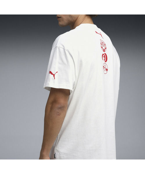 PUMA(プーマ)の「PUMA プーマ メンズ バスケットボール Hoops x E.T. AOP 半袖 Tシャツ(Tシャツ/カットソー・メンズ・ホワイト・LARGE/X-SMALL/X-LARGE/MEDIUM/SMALL)」の8枚目の写真