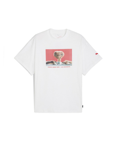 PUMA(プーマ)の「PUMA プーマ メンズ バスケットボール Hoops x E.T. AOP 半袖 Tシャツ(Tシャツ/カットソー・メンズ・ホワイト・LARGE/X-SMALL/X-LARGE/MEDIUM/SMALL)」の7枚目の写真