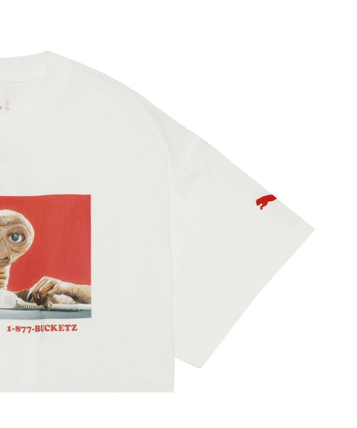 PUMA(プーマ)の「PUMA プーマ メンズ バスケットボール Hoops x E.T. AOP 半袖 Tシャツ(Tシャツ/カットソー・メンズ・ホワイト・LARGE/X-SMALL/X-LARGE/MEDIUM/SMALL)」の5枚目の写真