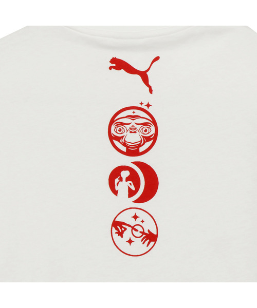 PUMA(プーマ)の「PUMA プーマ メンズ バスケットボール Hoops x E.T. AOP 半袖 Tシャツ(Tシャツ/カットソー・メンズ・ホワイト・LARGE/X-SMALL/X-LARGE/MEDIUM/SMALL)」の4枚目の写真
