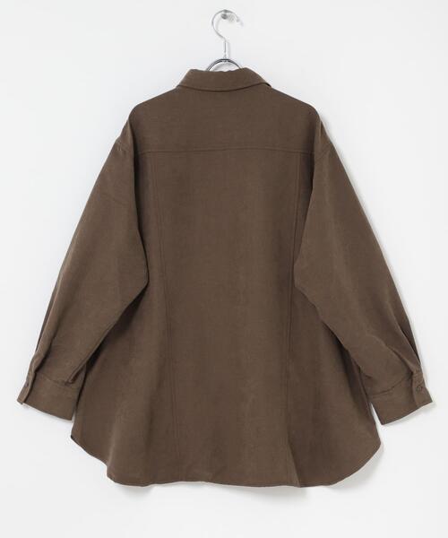 ITEMS URBANRESEARCH(アイテムズ アーバンリサーチ)の「ピーチスキンシャツ(シャツ/ブラウス・レディース・ブラウン/スミクロ/ベージュ・FREE)」の21枚目の写真