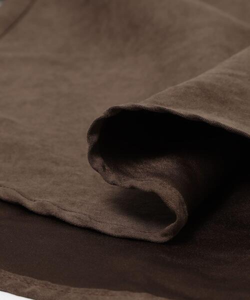 ITEMS URBANRESEARCH(アイテムズ アーバンリサーチ)の「ピーチスキンシャツ(シャツ/ブラウス・レディース・ブラウン/スミクロ/ベージュ・FREE)」の22枚目の写真