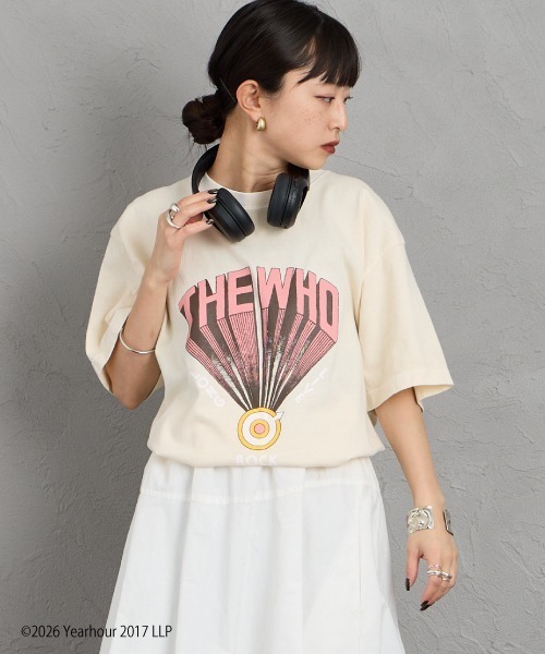 GOOD ROCK SPEED（グッドロックスピード）の「[GOOD ROCK SPEED/グッドロックスピード] 別注 THE WHO ロックプリントTシャツ（Tシャツ/カットソー・レディース・ベージュ・M/L/XL）」の3枚目の写真
