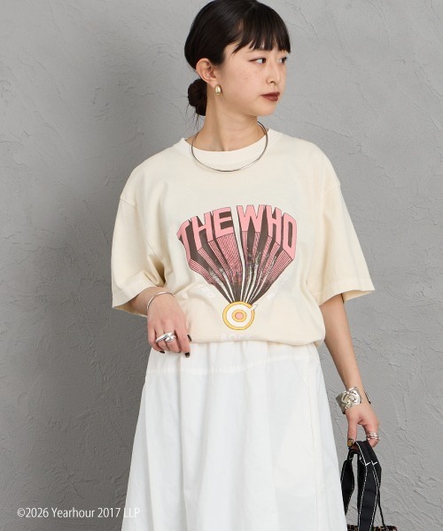 GOOD ROCK SPEED（グッドロックスピード）の「[GOOD ROCK SPEED/グッドロックスピード] 別注 THE WHO ロックプリントTシャツ（Tシャツ/カットソー・レディース・ベージュ・M/L/XL）」の4枚目の写真