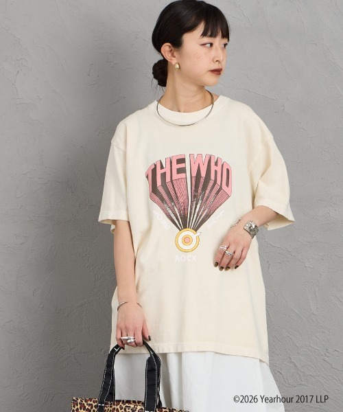 GOOD ROCK SPEED（グッドロックスピード）の「[GOOD ROCK SPEED/グッドロックスピード] 別注 THE WHO ロックプリントTシャツ（Tシャツ/カットソー・レディース・ベージュ・M/L/XL）」の8枚目の写真