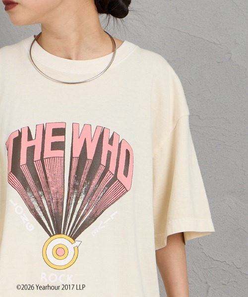 GOOD ROCK SPEED（グッドロックスピード）の「[GOOD ROCK SPEED/グッドロックスピード] 別注 THE WHO ロックプリントTシャツ（Tシャツ/カットソー・レディース・ベージュ・M/L/XL）」の11枚目の写真