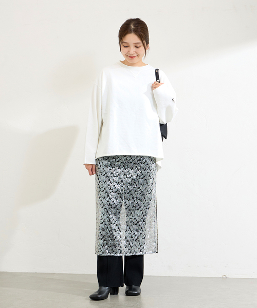 RIDING HIGH(ライディングハイ)の「《追加》別注【RIDING HIGH/ライディングハイ】7.5ozインレーカットオフTEE(Tシャツ/カットソー・レディース・ブラック/ベージュ/ホワイト/グリーン/レッド・FREE)」の7枚目の写真