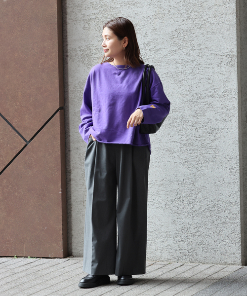 RIDING HIGH(ライディングハイ)の「《追加》別注【RIDING HIGH/ライディングハイ】7.5ozインレーカットオフTEE(Tシャツ/カットソー・レディース・ブラック/ベージュ/ホワイト/グリーン/レッド・FREE)」の10枚目の写真