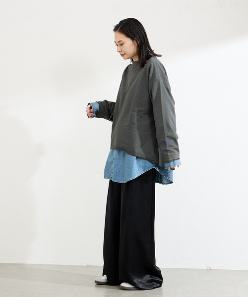 RIDING HIGH(ライディングハイ)の「《追加》別注【RIDING HIGH/ライディングハイ】7.5ozインレーカットオフTEE(Tシャツ/カットソー・レディース・ブラック/ベージュ/ホワイト/グリーン/レッド・FREE)」の16枚目の写真