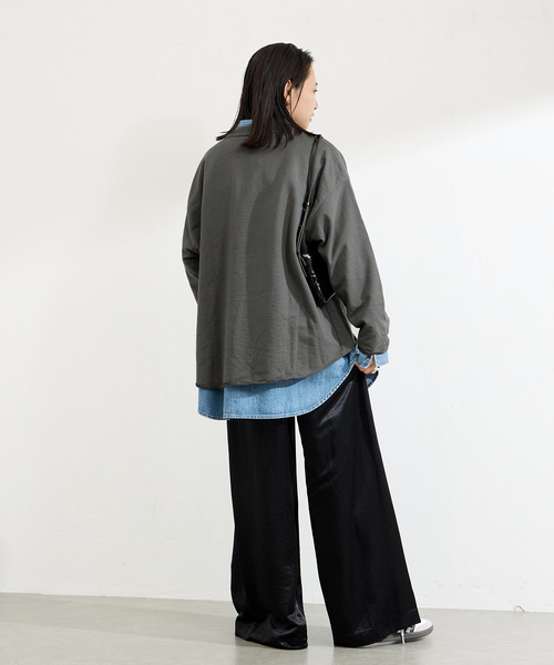 RIDING HIGH(ライディングハイ)の「《追加》別注【RIDING HIGH/ライディングハイ】7.5ozインレーカットオフTEE(Tシャツ/カットソー・レディース・ブラック/ベージュ/ホワイト/グリーン/レッド・FREE)」の17枚目の写真