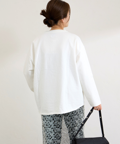 RIDING HIGH(ライディングハイ)の「《追加》別注【RIDING HIGH/ライディングハイ】7.5ozインレーカットオフTEE(Tシャツ/カットソー・レディース・ブラック/ベージュ/ホワイト/グリーン/レッド・FREE)」の19枚目の写真