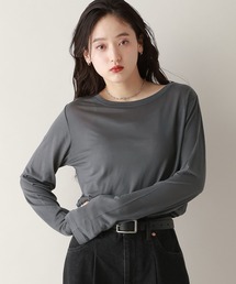 RAGEBLUE | カラーシアーボートネックロンT(Tシャツ/カットソー)