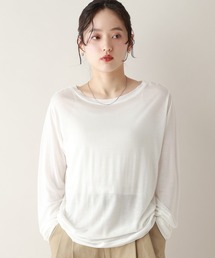 RAGEBLUE | カラーシアーボートネックロンT(Tシャツ/カットソー)