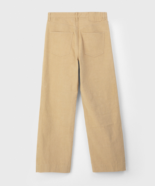 BIRTHDAYSUIT(バースデースーツ)の「PAINTED OXFORD 5P PANTS (BEIGE)(その他パンツ・レディース・その他・SMALL/X-SMALL)」の7枚目の写真