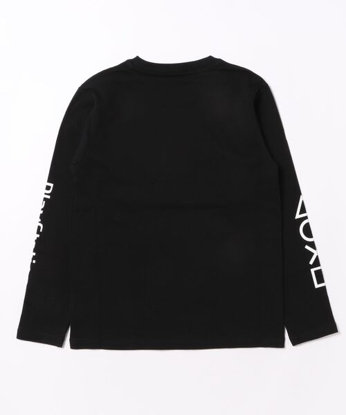 NEW ERA（ニューエラ）の「【NEW ERA】キッズ Youth 長袖 コットン Tシャツ PlayStation プレイステーション ファミリーマーク ニューエラロゴ / ブラック [SSL]（Tシャツ/カットソー・キッズ・ブラック・130/140/150/160）」の2枚目の写真