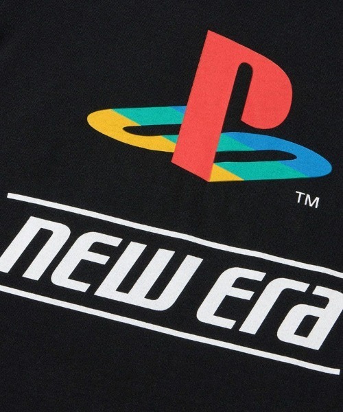 NEW ERA（ニューエラ）の「【NEW ERA】キッズ Youth 長袖 コットン Tシャツ PlayStation プレイステーション ファミリーマーク ニューエラロゴ / ブラック [SSL]（Tシャツ/カットソー・キッズ・ブラック・130/140/150/160）」の5枚目の写真