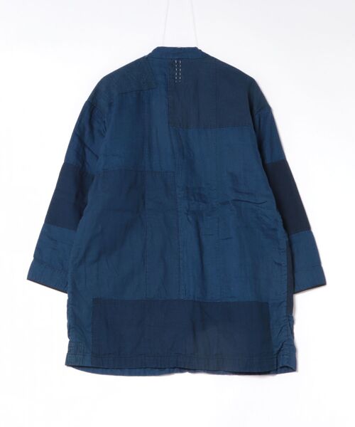 BLUE BLUE JAPAN(ブルーブルージャパン)の「インディゴリネン ネンリンハオリジャケット(カバーオール・メンズ・インディゴブルー・XL/S/L)」の2枚目の写真