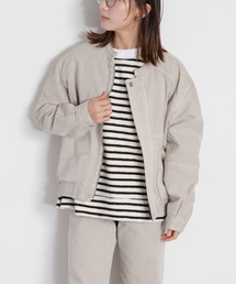セットアップ ジージャン」に該当するデニムジャケット（ベージュ系 