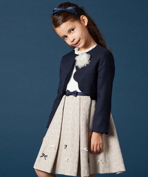 a.v.v（アーヴェヴェ）の「【KIDS】ノーカラージャケット（ノーカラージャケット）」