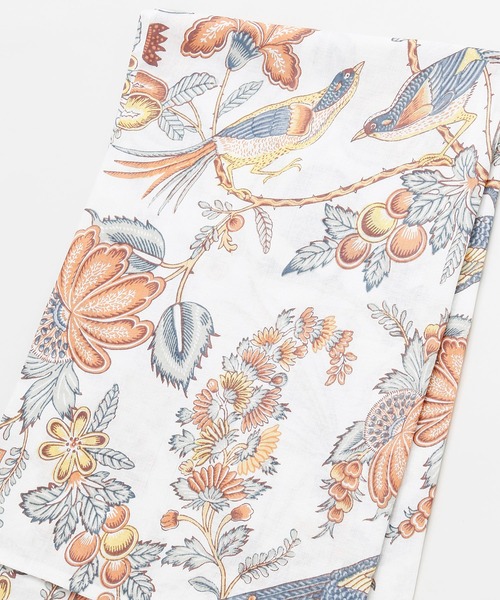 チャイハネ（チャイハネ）の「【チャイハネ】バード＆フラワーテーブルクロス（ランチョンマット/テーブルウェア・レディース・ブラック/ブルー/ホワイト・FREE）」の9枚目の写真