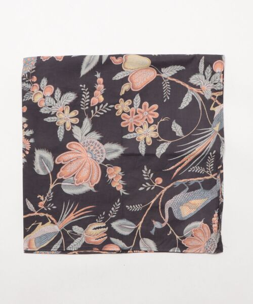 チャイハネ（チャイハネ）の「【チャイハネ】バード＆フラワーテーブルクロス（ランチョンマット/テーブルウェア・レディース・ブラック/ブルー/ホワイト・FREE）」の10枚目の写真