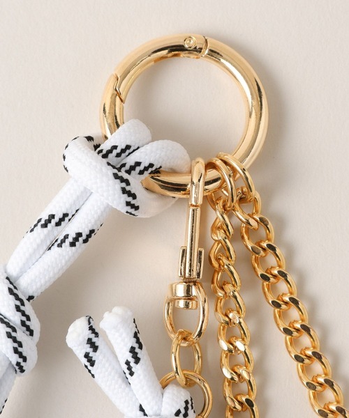 A part by（アパートバイ）の「パラコードチャーム（チャーム・レディース・ブルー系その他2/ブラック/アイボリー/ピンク系その他2/ライトパープル/レッド/グリーン/ライトイエロー・FREE）」の11枚目の写真