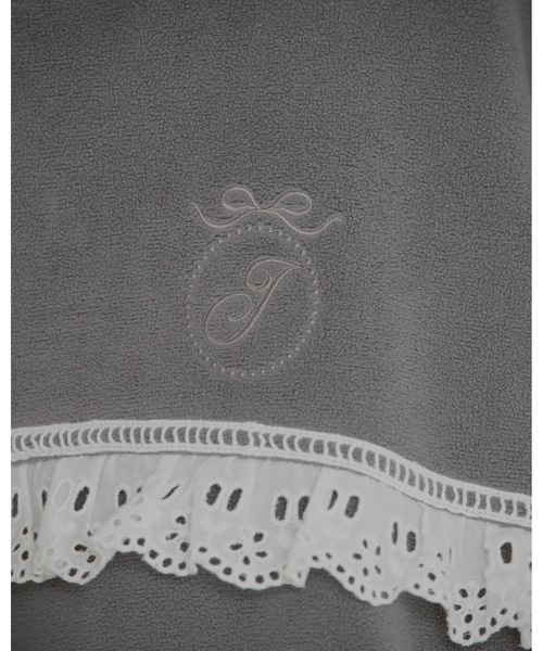 JUMELLE（ジュメロ）の「レースフルジップジャケット（ブルゾン・レディース・グレー・FREE）」の5枚目の写真