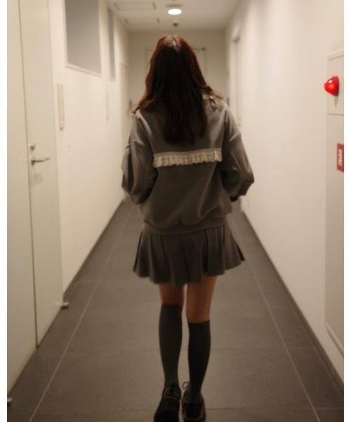 JUMELLE（ジュメロ）の「レースフルジップジャケット（ブルゾン・レディース・グレー・FREE）」の19枚目の写真