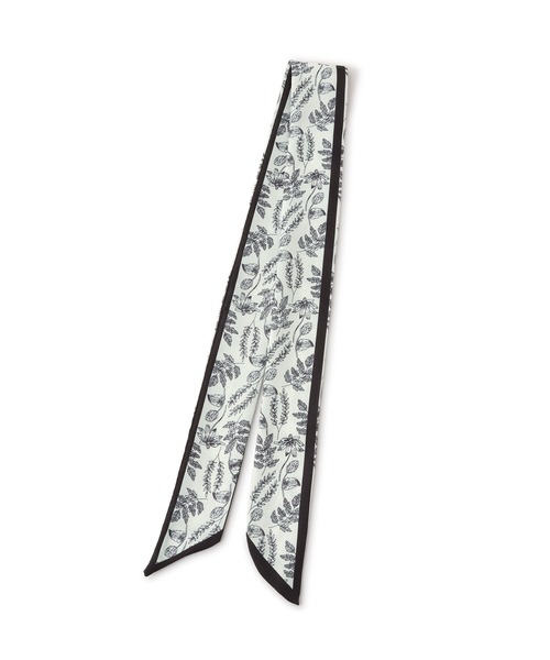 VIS（ビス）の「ナロースカーフ（バンダナ/スカーフ・レディース・ホワイト/オフホワイト/ブラウン・FREE）」の8枚目の写真