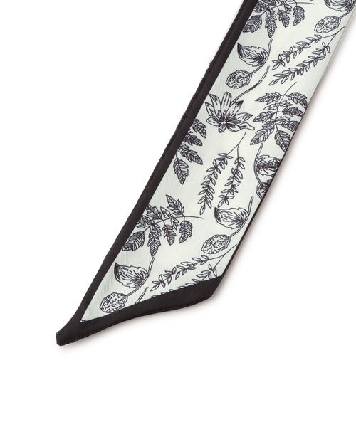 VIS（ビス）の「ナロースカーフ（バンダナ/スカーフ・レディース・ホワイト/オフホワイト/ブラウン・FREE）」の13枚目の写真