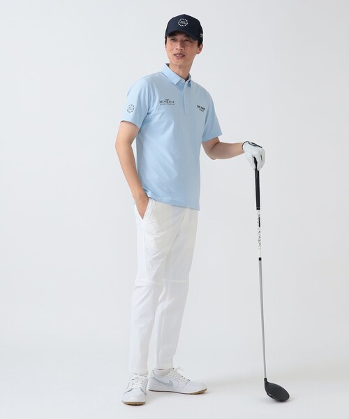 BEAMS GOLF(ビームスゴルフ)の「PURPLE LABEL / MONTAUK 台襟 ポロシャツ(ポロシャツ・メンズ・サックスブルー/ピンク/ネイビー・LARGE/MEDIUM/SMALL/X-LARGE)」の9枚目の写真