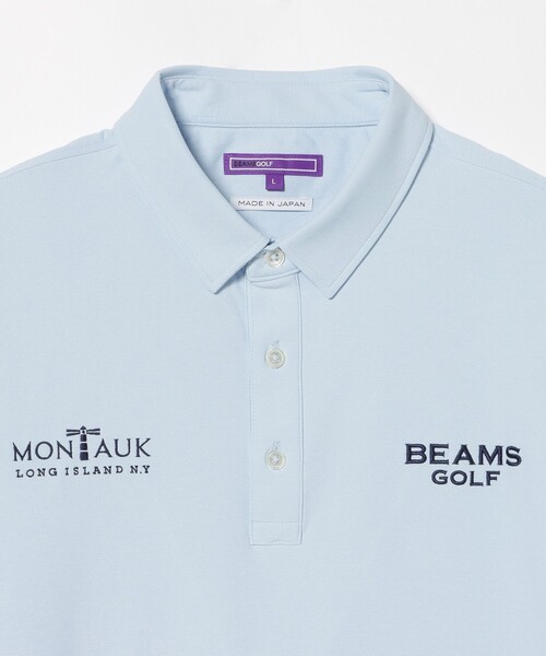 BEAMS GOLF(ビームスゴルフ)の「PURPLE LABEL / MONTAUK 台襟 ポロシャツ(ポロシャツ・メンズ・サックスブルー/ピンク/ネイビー・LARGE/MEDIUM/SMALL/X-LARGE)」の20枚目の写真