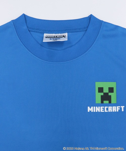 RUGGEDWORKS(ラゲッドワークス)の「《マインクラフト×ヒヤロン》キッズ 半袖 Tシャツ(Tシャツ/カットソー・キッズ・ブルー/ブラック・120/130/140)」の14枚目の写真