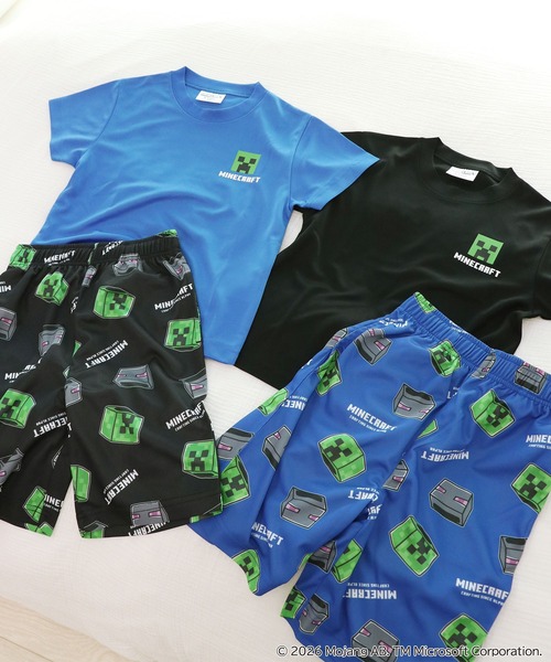 RUGGEDWORKS(ラゲッドワークス)の「《マインクラフト×ヒヤロン》キッズ 半袖 Tシャツ(Tシャツ/カットソー・キッズ・ブルー/ブラック・120/130/140)」の18枚目の写真
